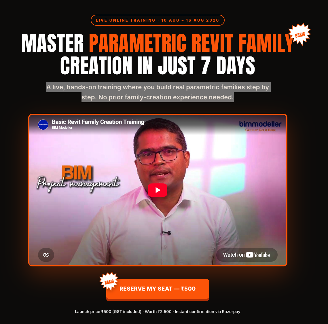 Master Parametric Revit Family Basic  Creation In Just 7 Days