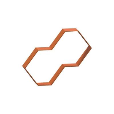 Hexagon Wall Mounted Shelf