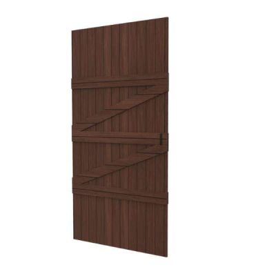 Frameless Braced Door