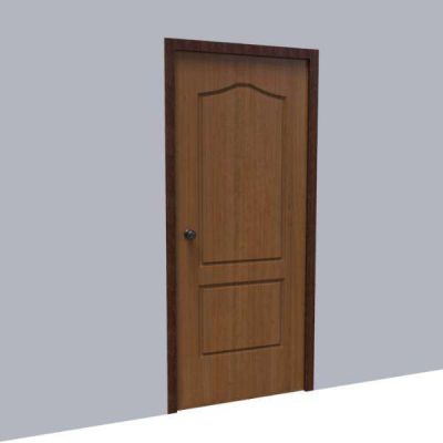 Wooden 2 Panel Single Door