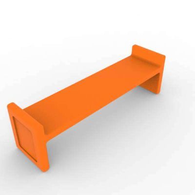 H-shape Concrete Bench