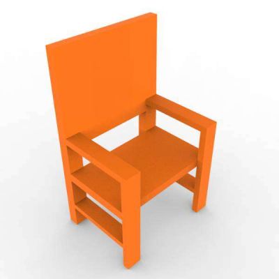 Straight Back Dining Chair