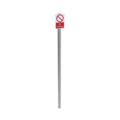 No Parking Post Mounted Sign