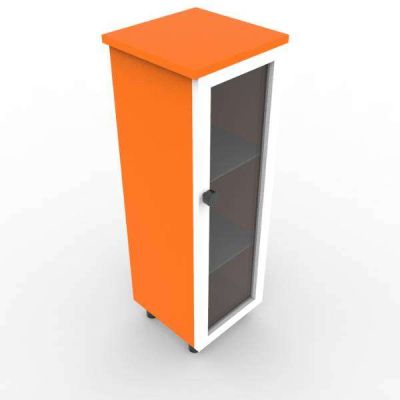 Vertical Glass Door Cupboard