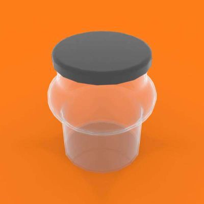 Glass Storage Container Small