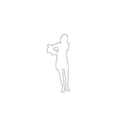 Walking Women 6' Silhouette