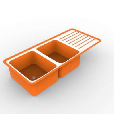 Stainless Steel Drain Board Kitchen Sink