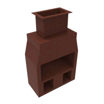 Wood-Burning Fireplace