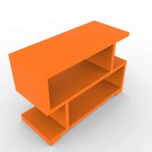Bed Side Table with Bookshelf