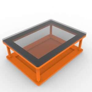 Glass Top Coffee Table