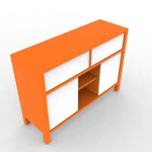 Buffet Table with Compartment