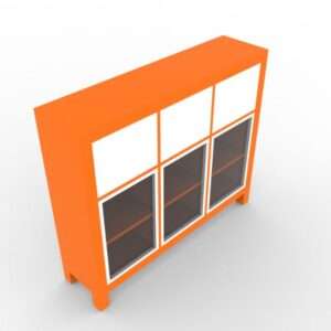 Glass Storage Table