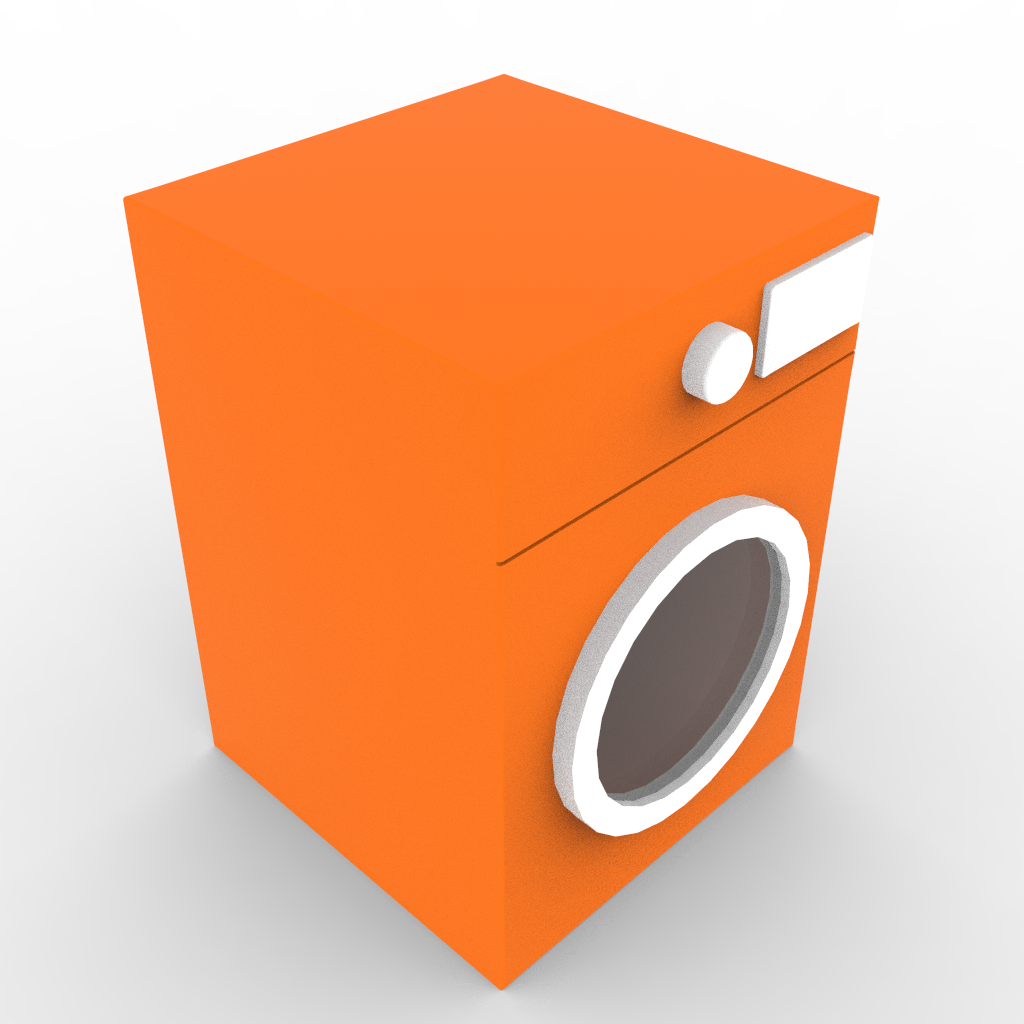 inverter-fully-automatic-front-loading-washing-machine-revit-family