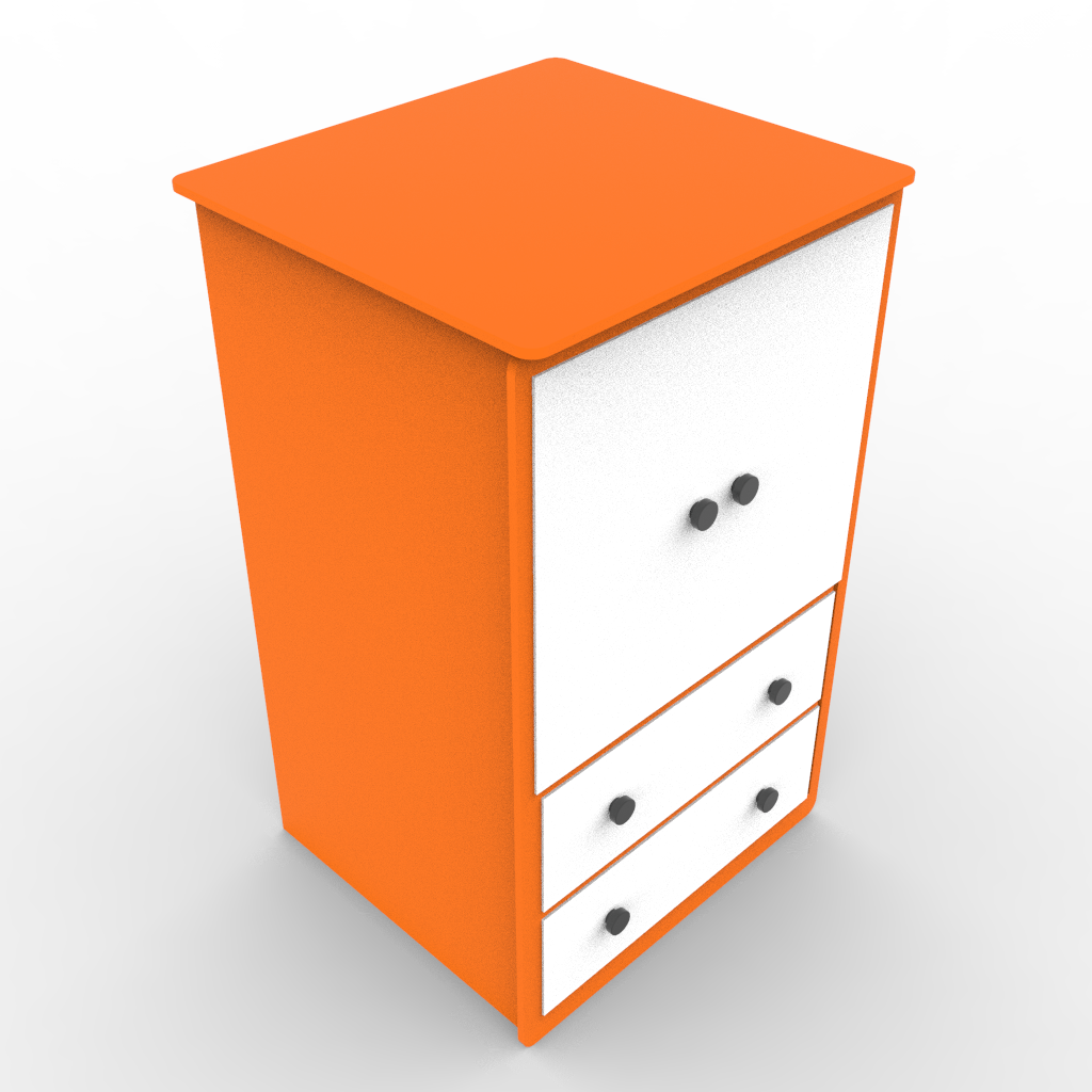 Monterey Armoire White Storage BIM Modeling