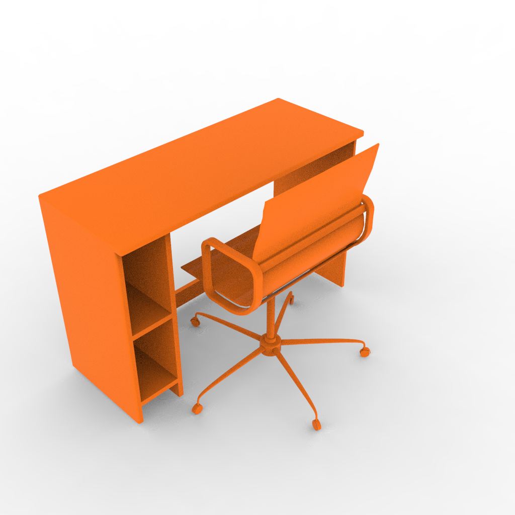 Urban Ladder Office Table and Chair Revit Family Archives bimmodeller