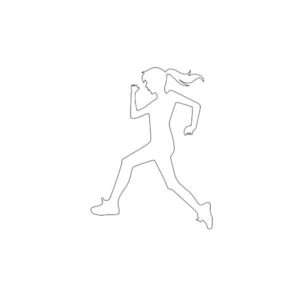 Running Women Silhouette