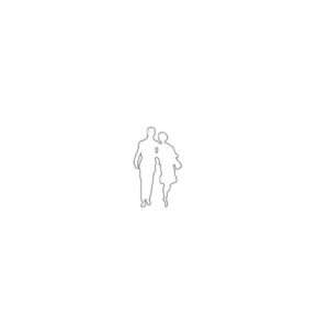 Couples 6' Silhouette
