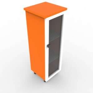Vertical Glass Door Cupboard