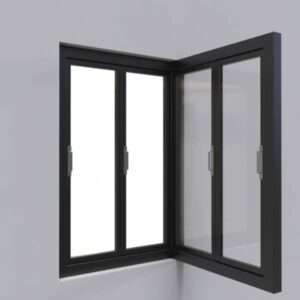 Corner Metal Frame Casement Window