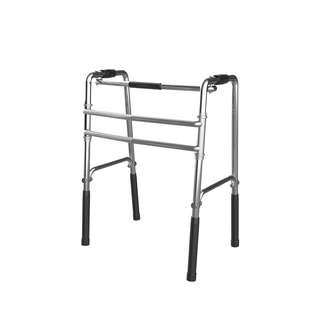 15 Reciprocal Folding Double Bar Metal Walker BIM
