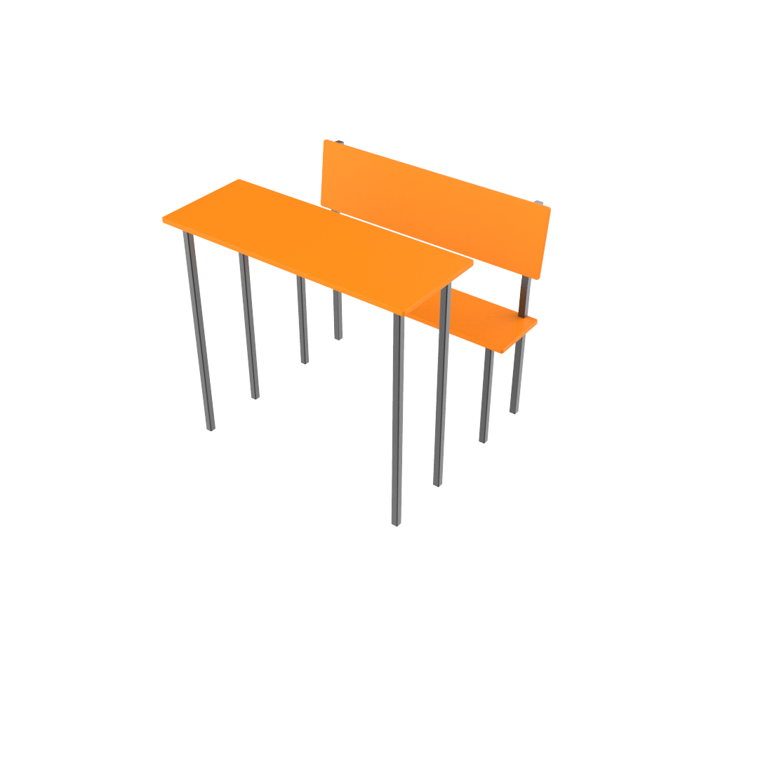 School Benches Set BIM Modeling services Provider