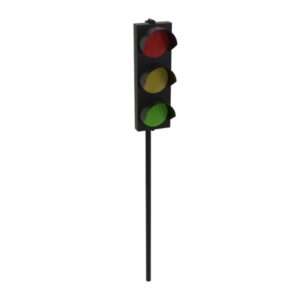 Traffic Light with Pole
